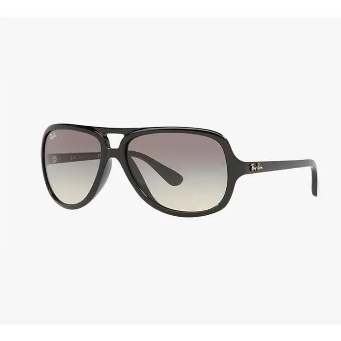 Ray Ban Men Sunglasses 0RB4162 Black Frame Dark Grey Lense In Case and Box by Ray-Ban