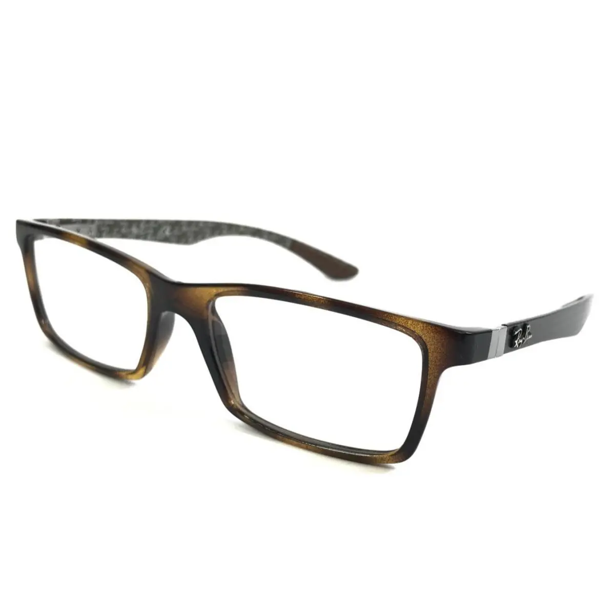 Ray-ban Eyeglasses Frames RB8901 5846 Brown Tortoise Gray Carbon Fiber 53-17-145 by Ray-Ban
