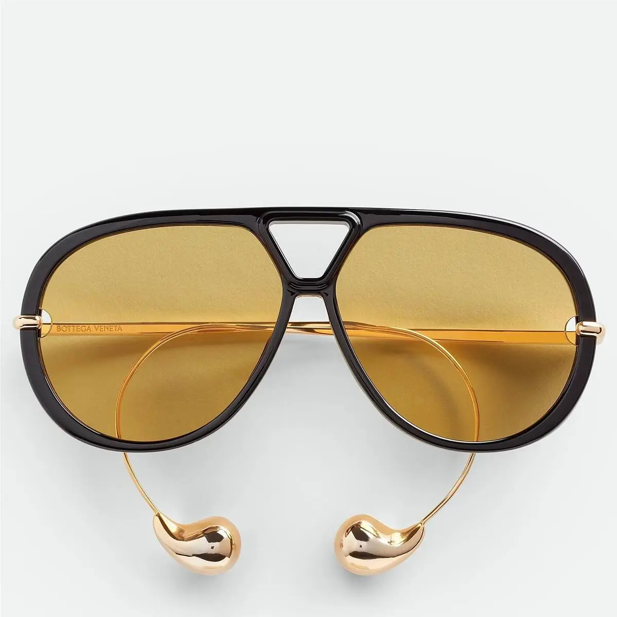 BV1273S Sunglasses – Black/yellow – Made in Italy – by Bottega Veneta