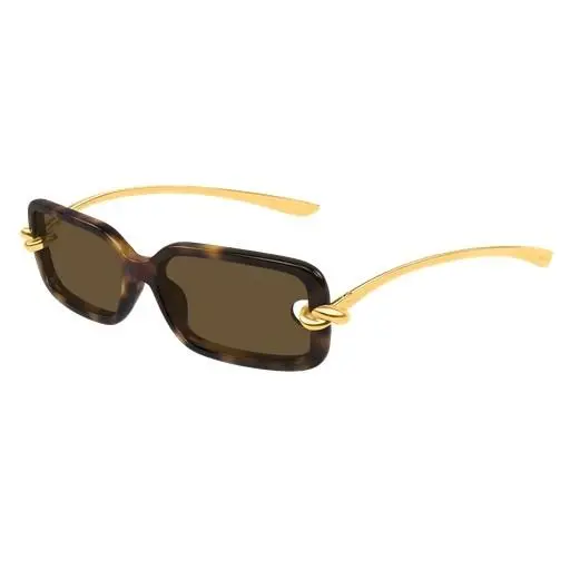 BV 1439S Sunglasses 002 Havana by Bottega Veneta