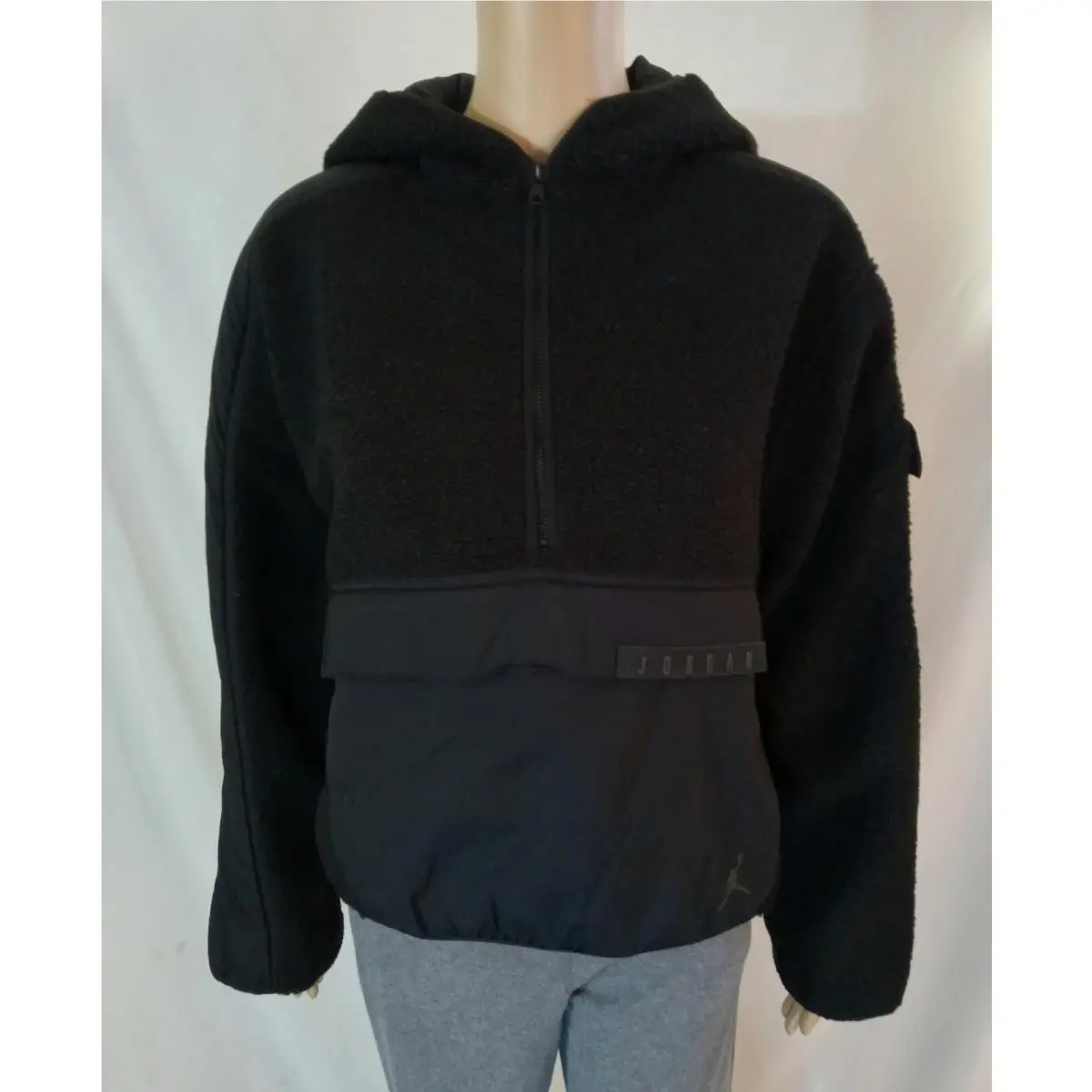 Air Jordan Cozy Women’s Fleece Hoodie Black Size L DJ2725-010 by Nike