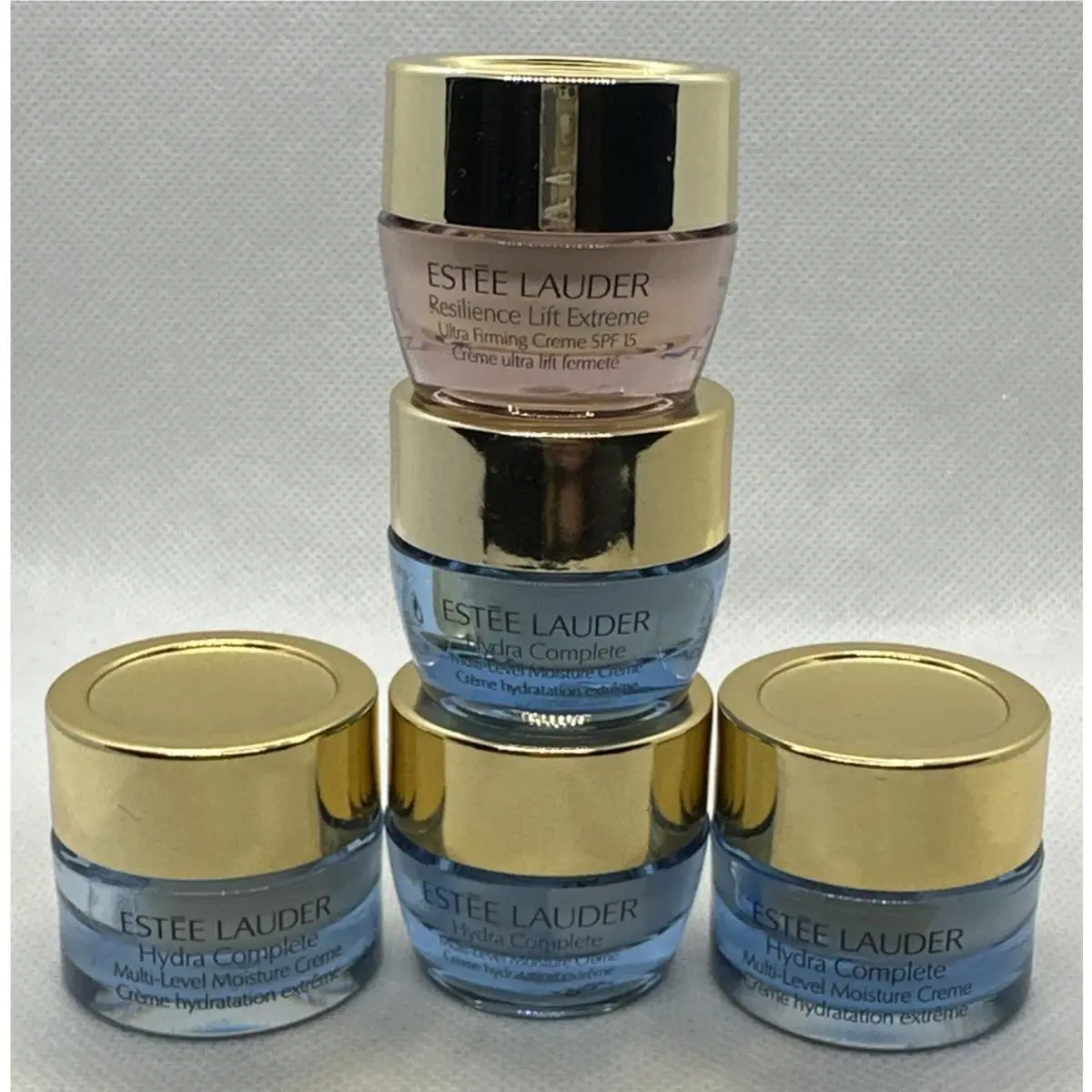 4x Estee Lauder Hydra Complete Multi-level Moisture Creme .24 oz Dry Skin + 1