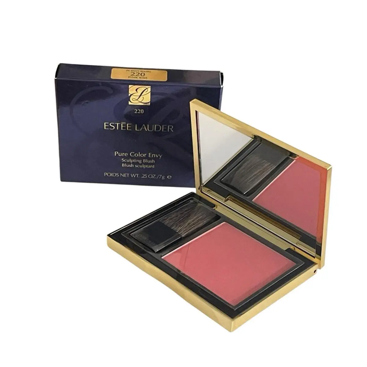 Estee Lauder Pure Color Envy Sculpting Blush Pink Kiss Full Size Compact by Estée Lauder