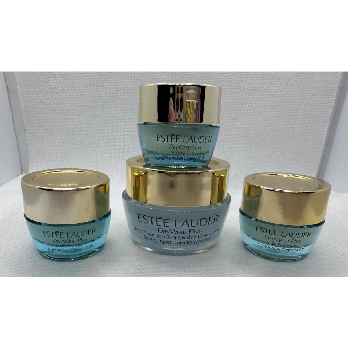 4x Estee Lauder Daywear Plus Advanced Anti Oxidant Creme Spf 15 1- 0.5 3- .24oz by Estée Lauder