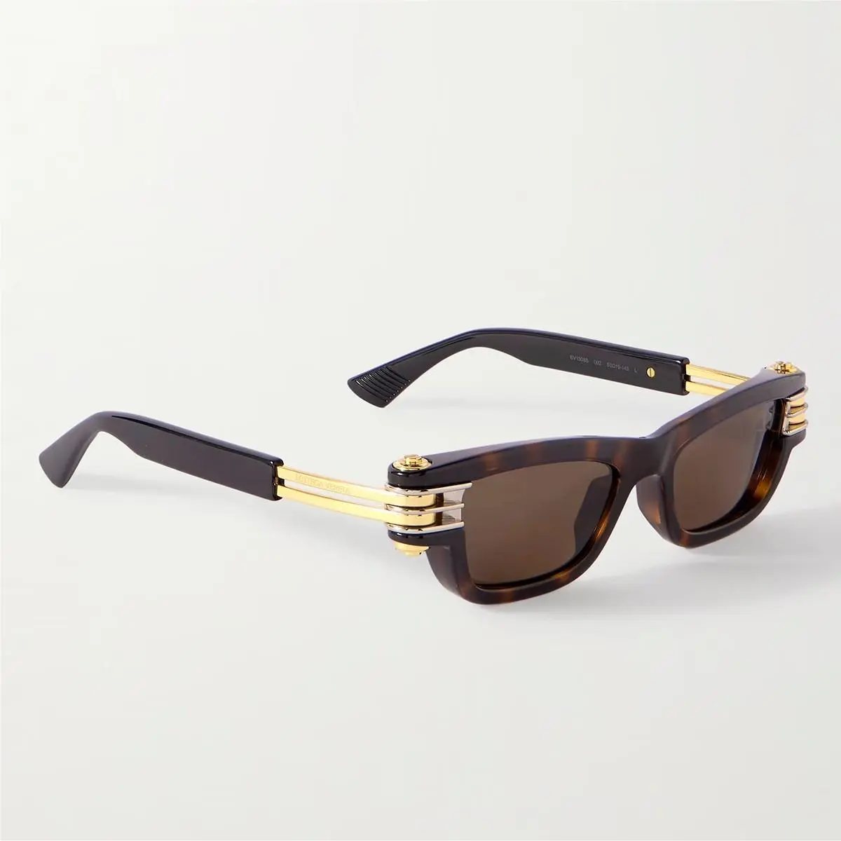 BV1308S Sunglasses – Havana / Brown – – Made in Japan by Bottega Veneta