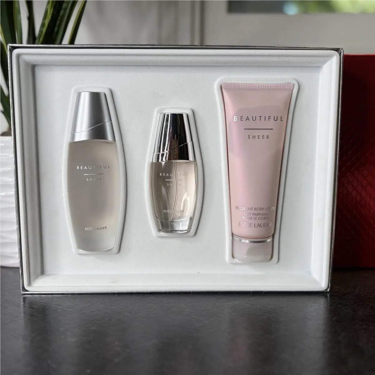 Estee Lauder Beautiful Sheer Full Size Perfume Gift Set Rare by Estée Lauder
