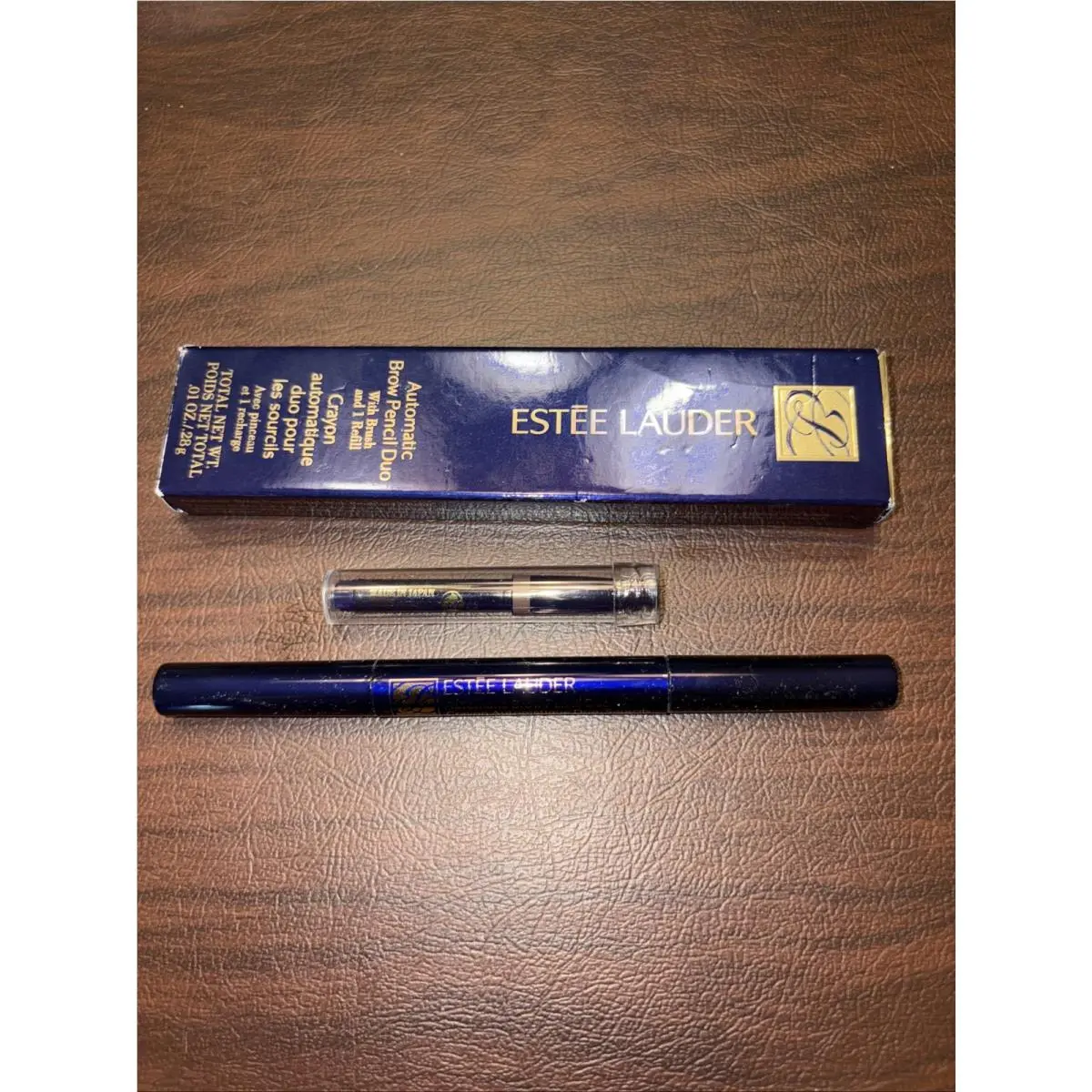 Estee Lauder Automatic Brow Pencil Duo with 1 Refill 01 Soft Auburn by Estée Lauder