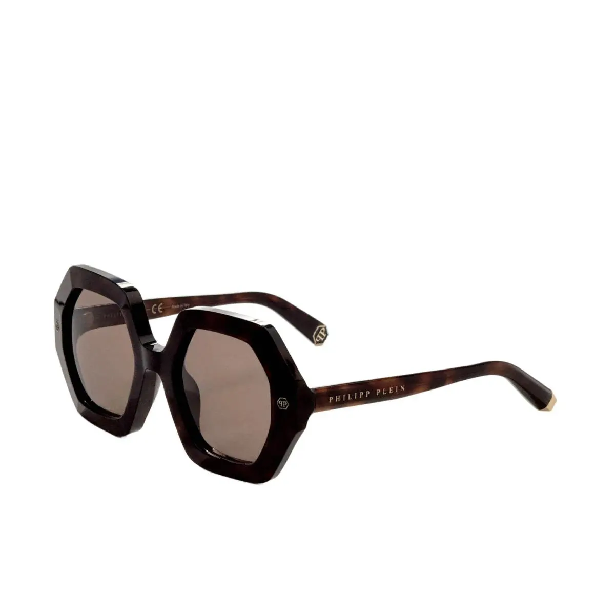 Women`s 53mm Dark Havana Sunglasses SPP039M530752 by Philipp Plein