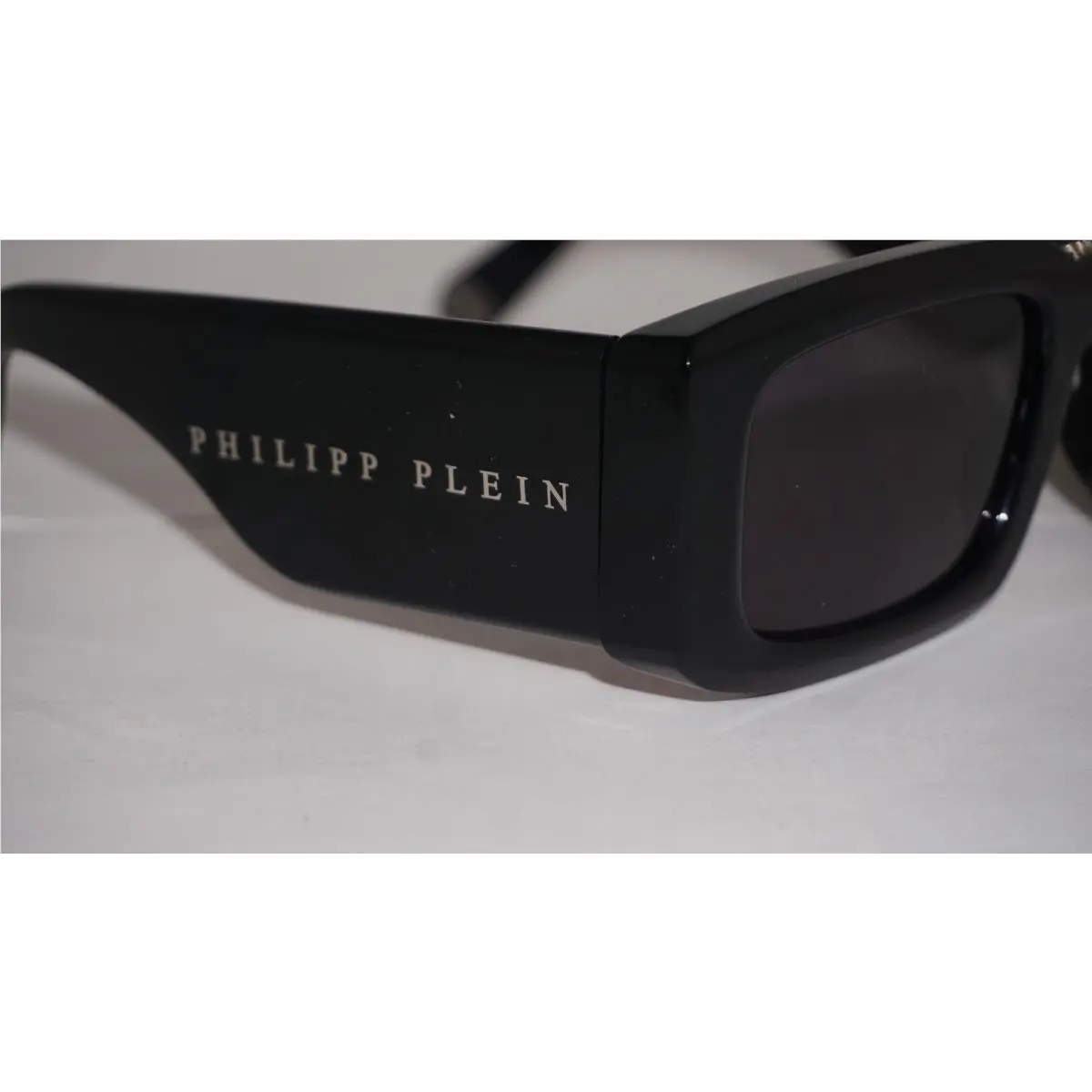 Phillipp Plein Sunglasses Plein Master Black Grey SPP149V 0700 54 24 145 by Philipp Plein