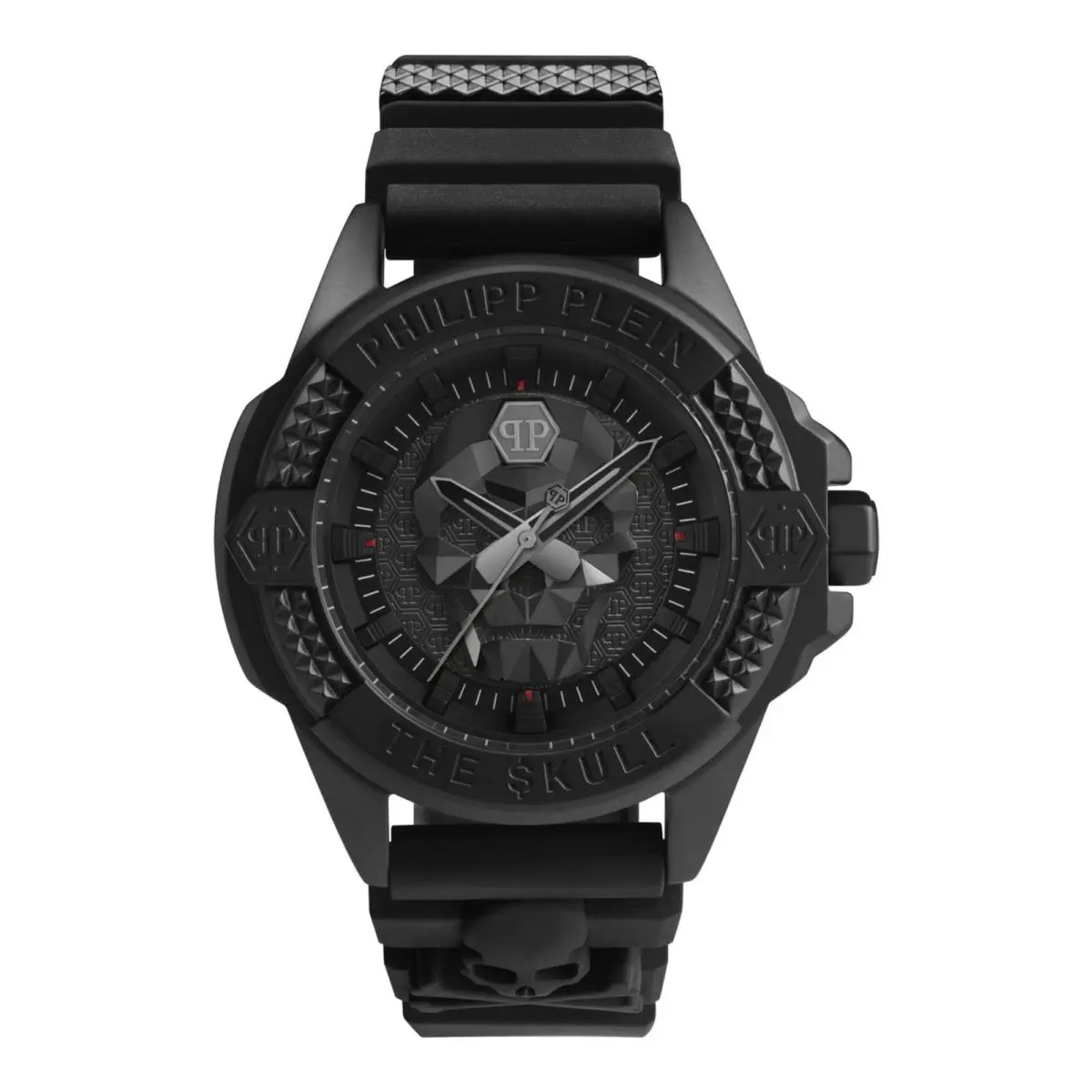 Mens Black 44mm Strap Fashion Watch by Philipp Plein