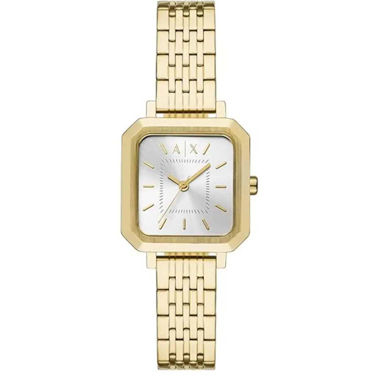 Armani Exchange Women`s Watch Leila Quartz Yellow Gold Steel Bracelet AX5725