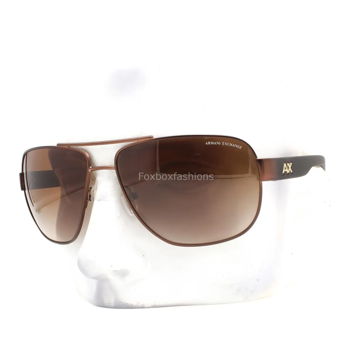 AX 2012S 605813 Sunglasses Brown Metal Brown Gradient with Case by Armani Exchange