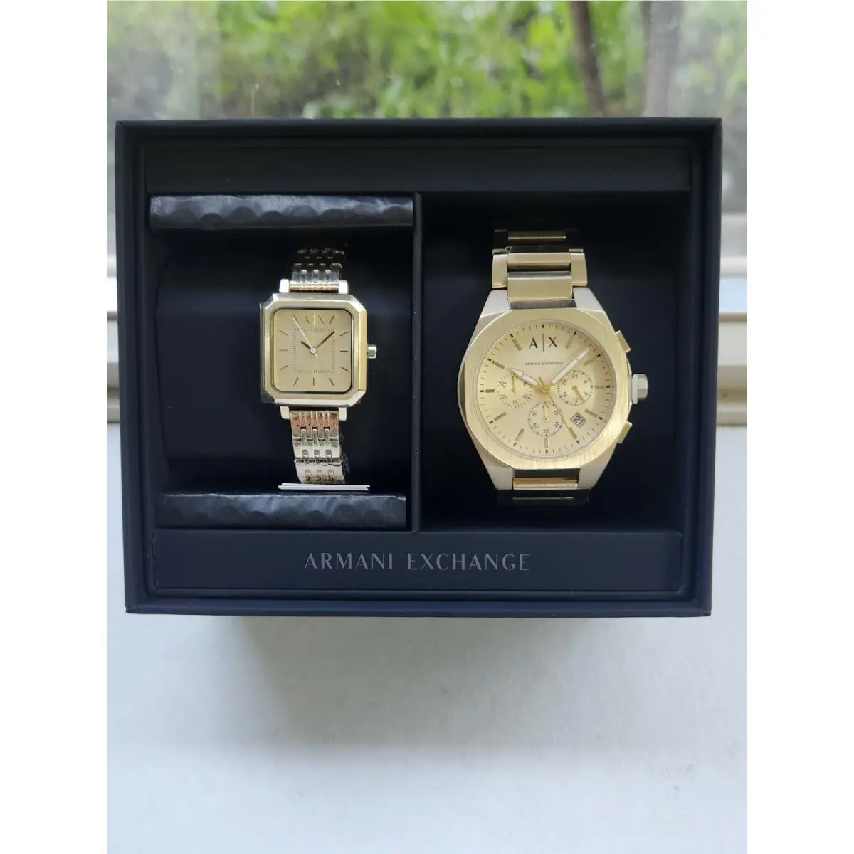 Combo Watch For Man and Woman by Armani Exchange