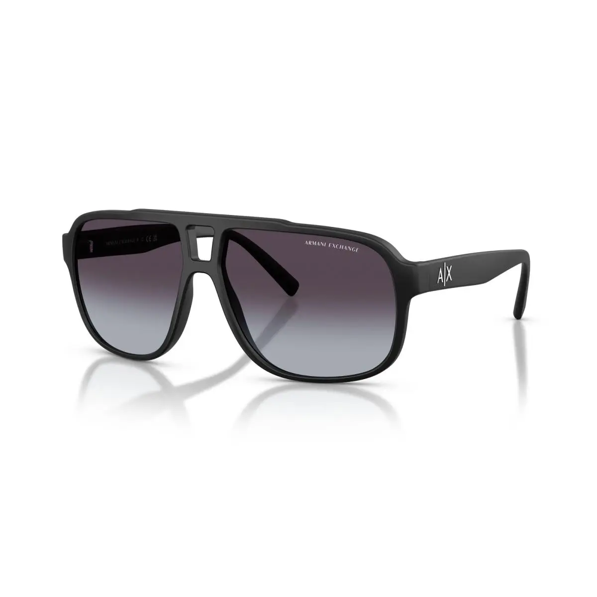 Armani Exchange 4104S Sunglasses 80788G Black