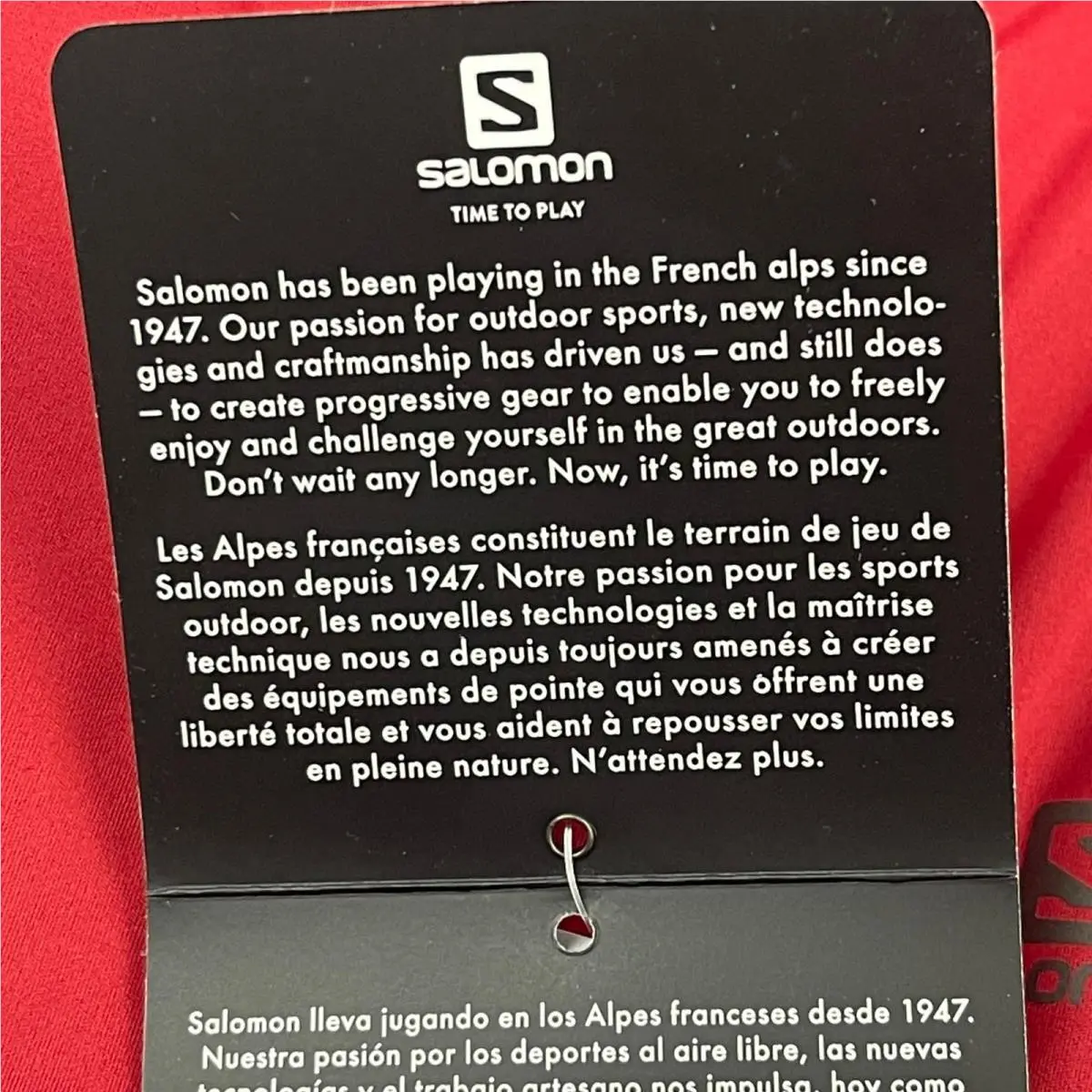 Salomon clothing - Red 7