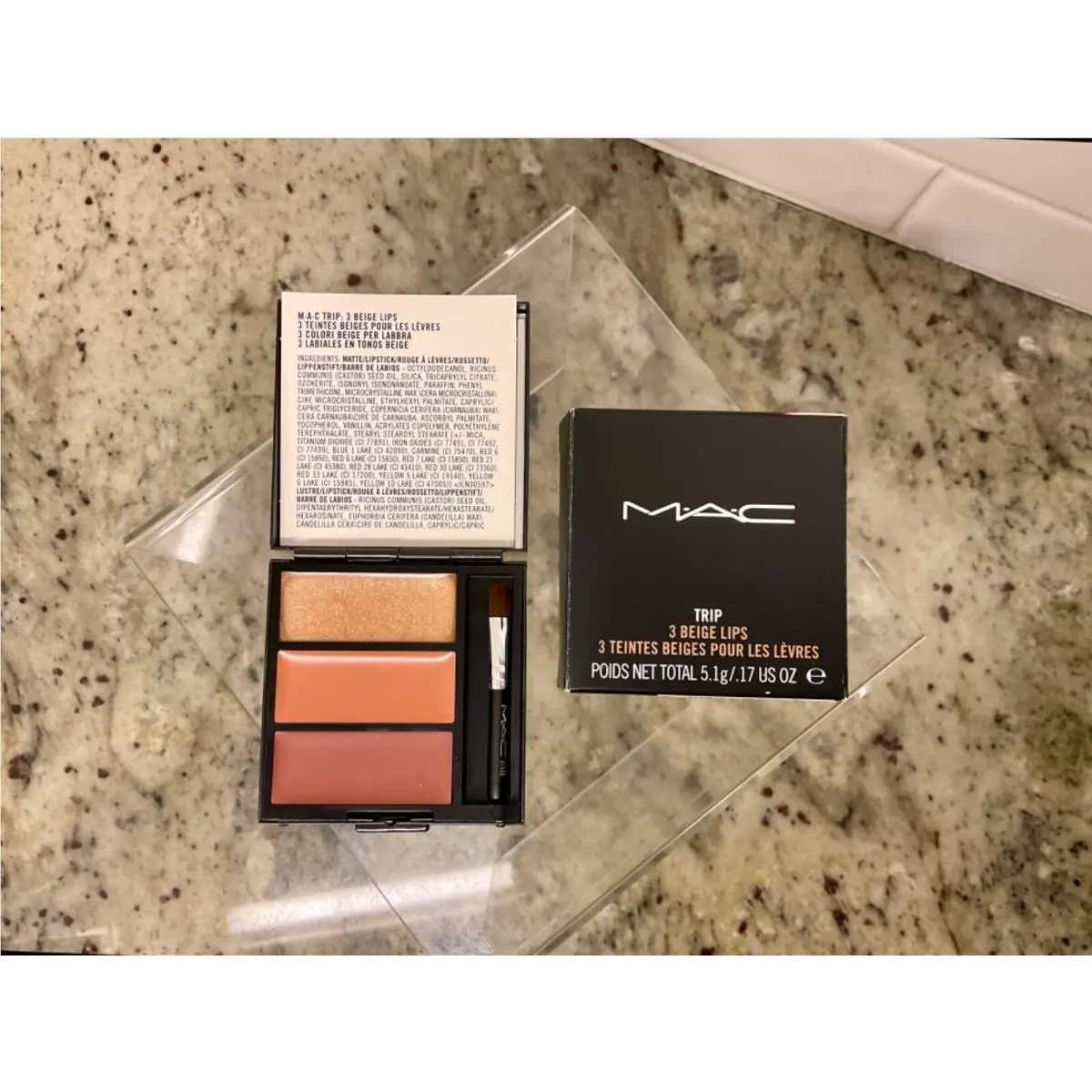 Mac Trip 3 Lips Palette Limited Edition 3 BEIGE LIPS by MAC Cosmetics