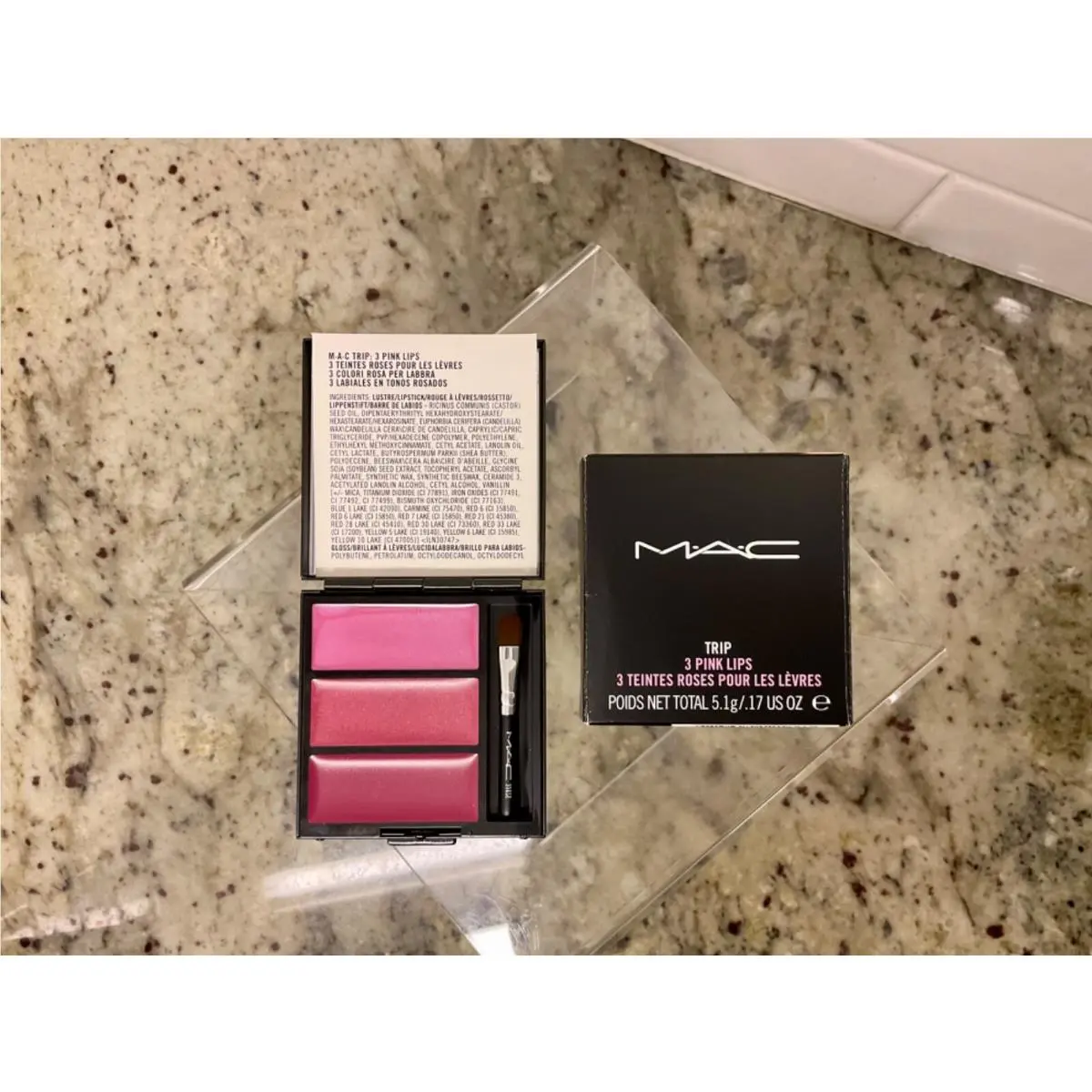 Mac Trip 3 Lips Palette Limited Edition 3 PINK LIPS by MAC Cosmetics
