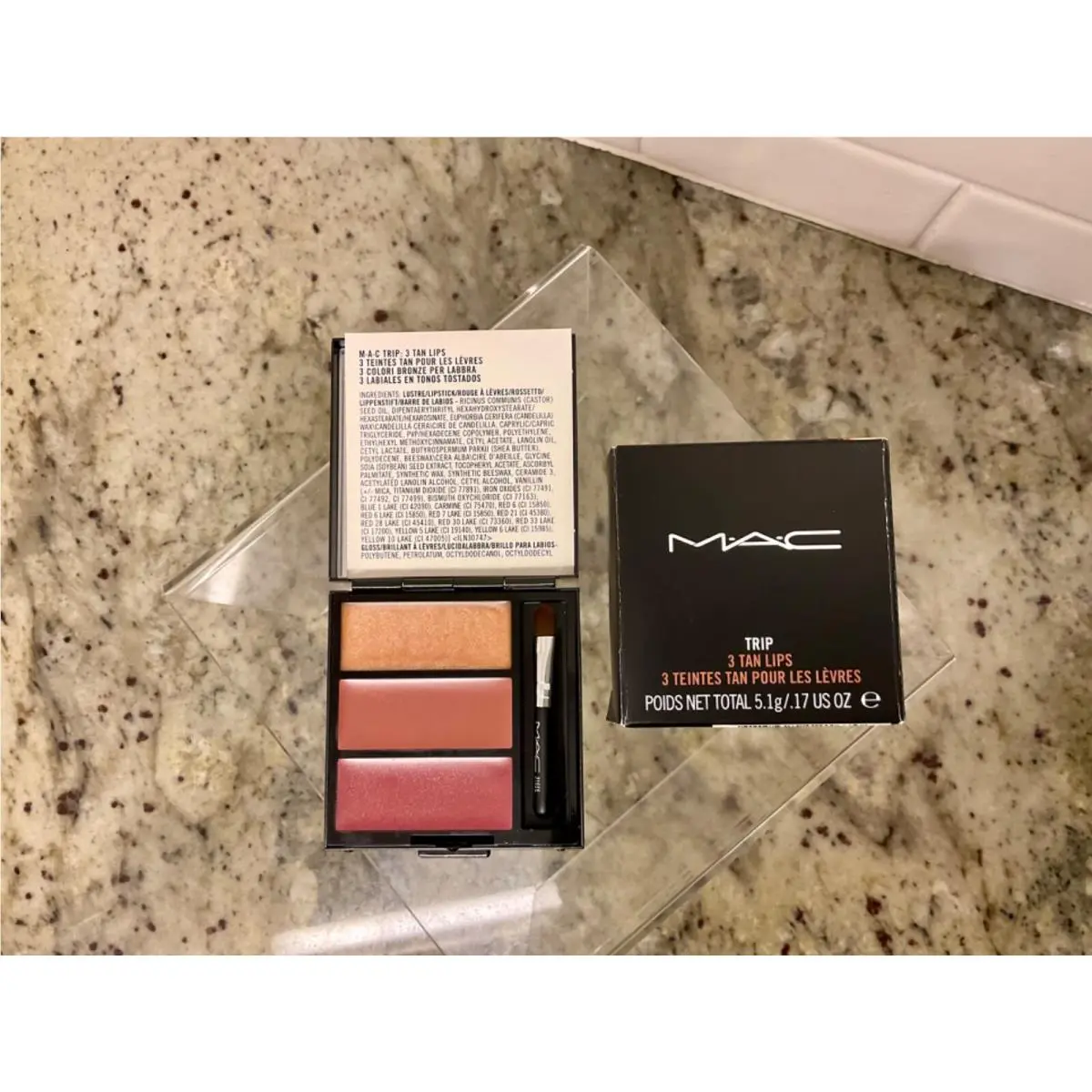 Mac Trip 3 Lips Palette Limited Edition 3 TAN LIPS by MAC Cosmetics