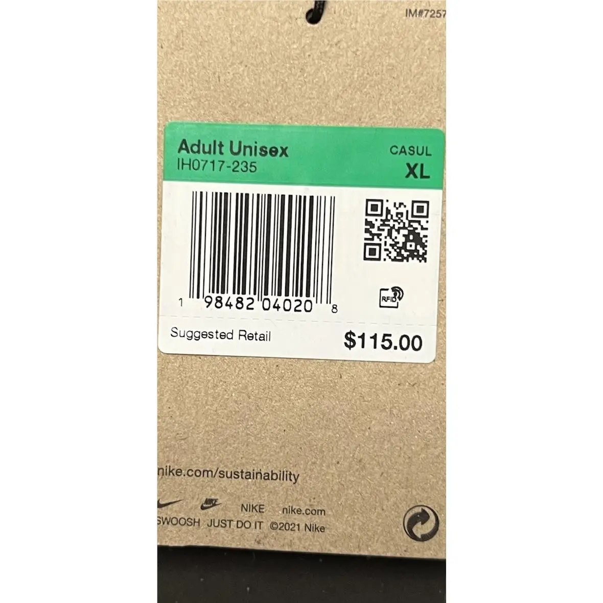 Nike clothing - Nike ACG Therma-Fit Repel Tuff Fleece Pants - IH0717-235 - Mosswood Brown (UPC: 198482040208) 9