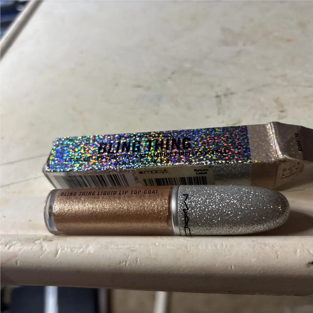 Mac Bling Thing Liquid Top Coat Guilt Ridden Gilt- Ridden by MAC Cosmetics