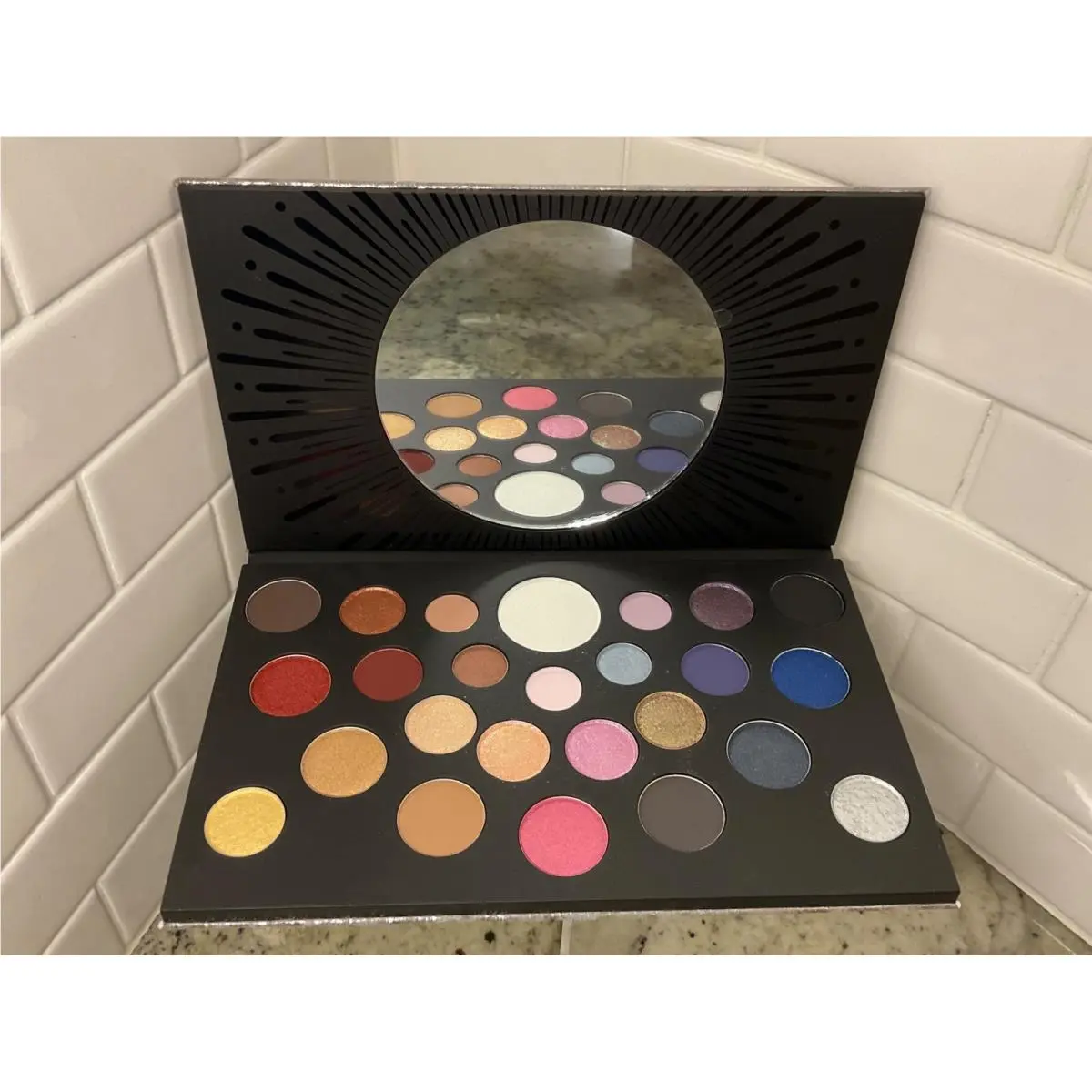 Mac Frosted Fireworks Grand Spectacle Eye Shadow Palette 25 Colors by MAC Cosmetics