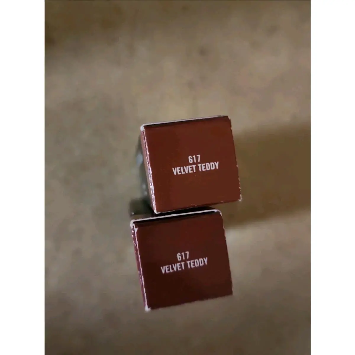2 Pack Mac Matte Lipstick 617 Velvet Teddy Full Size 0.10oz/3g Each by MAC Cosmetics
