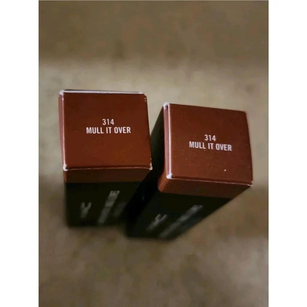 2 Pack Mac Matte Lipstick 314 Mull IT Over Full Size 0.10oz/3g Each by MAC Cosmetics