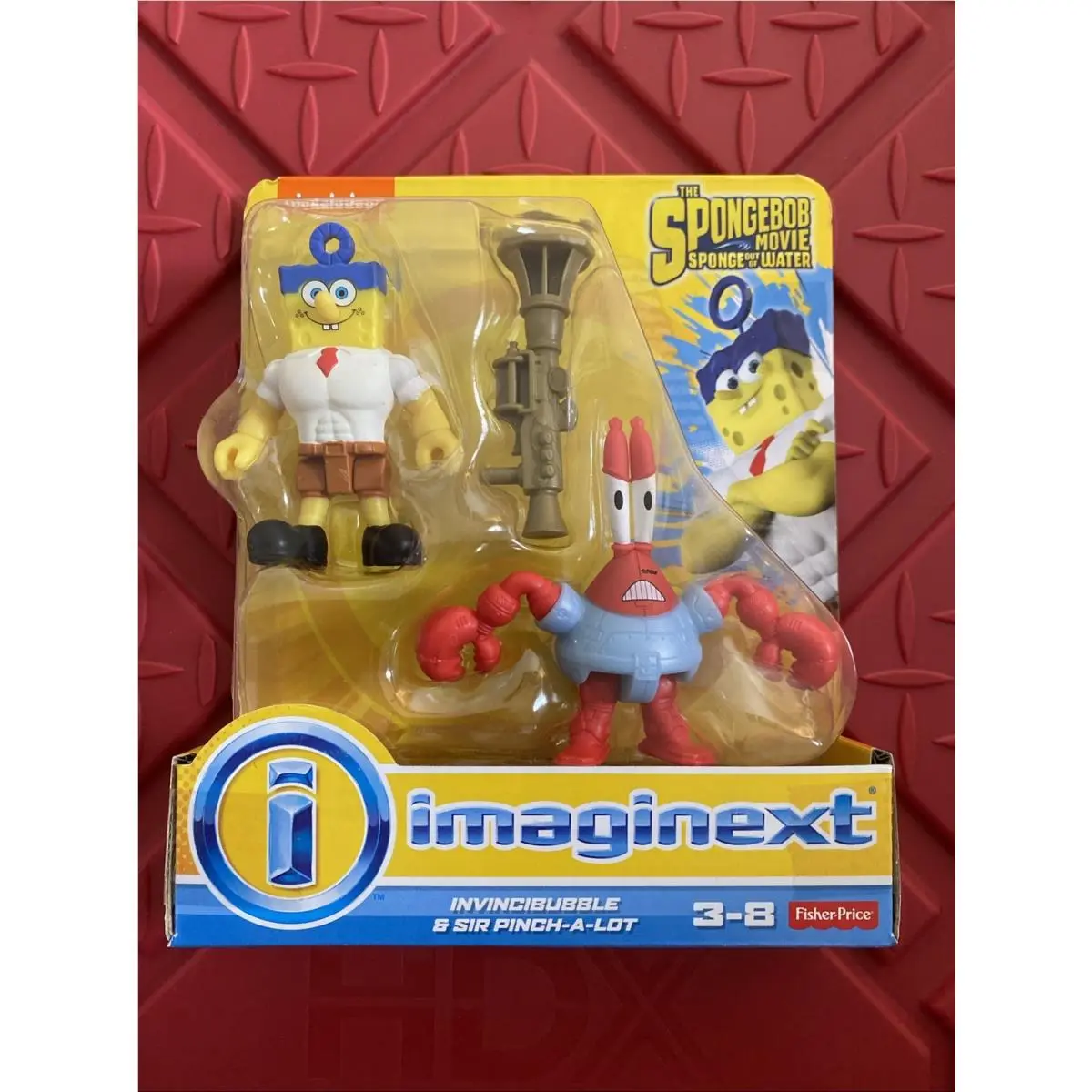 Imaginext Spongebob Invincibubble Sir Pinch-a-lot Set – New