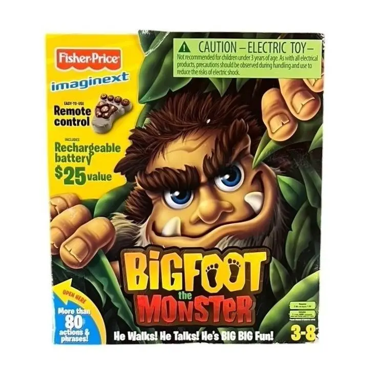 Bigfoot Remote Control RC Toy 80 Actions Phrases Imaginext Monster