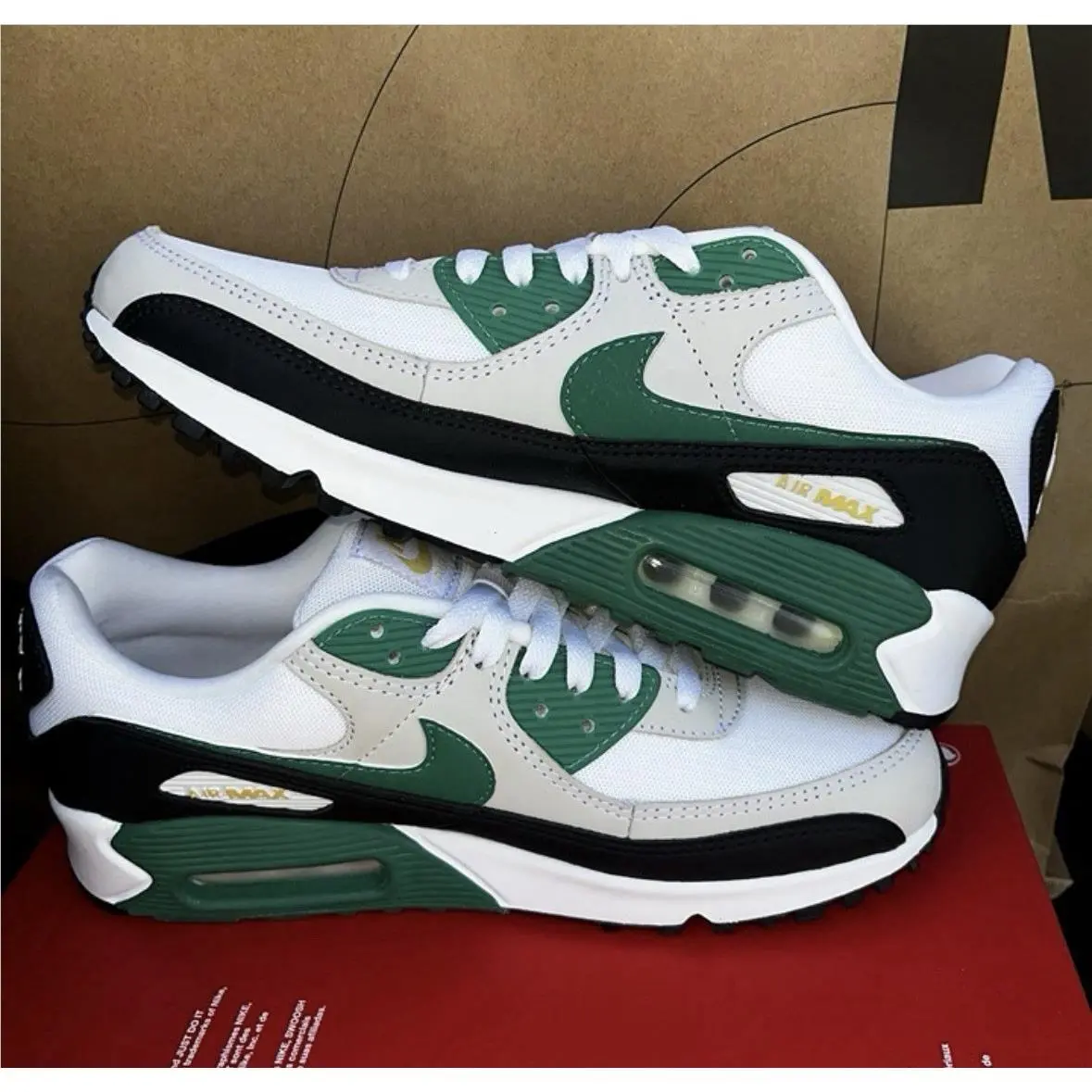 Nike shoes - Nike Air Max 90 - Air Max - FB9658-102 - White/Malachite-Black 0