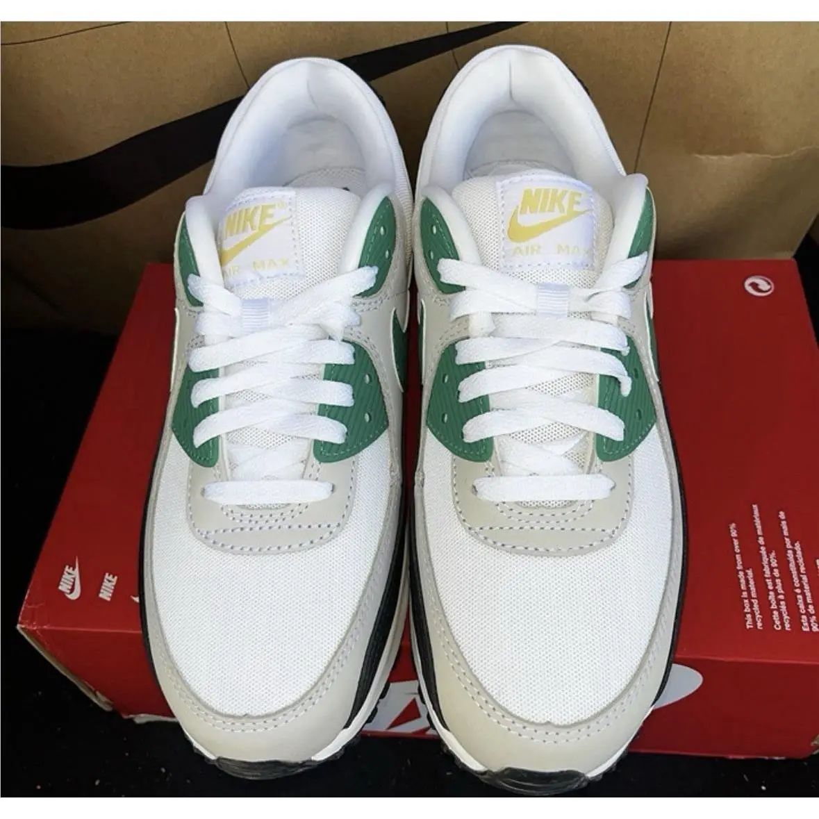 Nike shoes - Nike Air Max 90 - Air Max - FB9658-102 - White/Malachite-Black 1