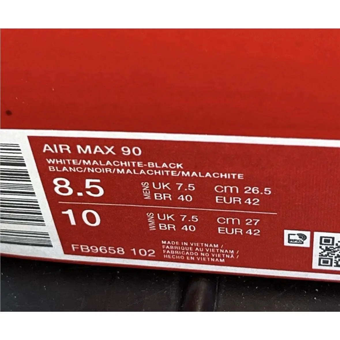 Nike shoes - Nike Air Max 90 - Air Max - FB9658-102 - White/Malachite-Black 5
