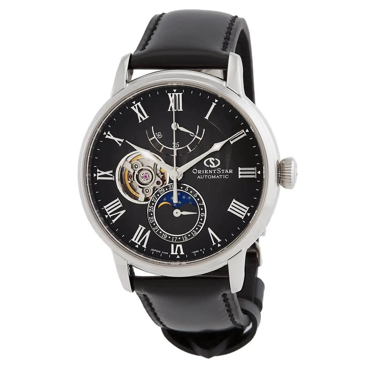 Star Automatic Black Dial Men`s Watch RE-AY0107N00B by Orient