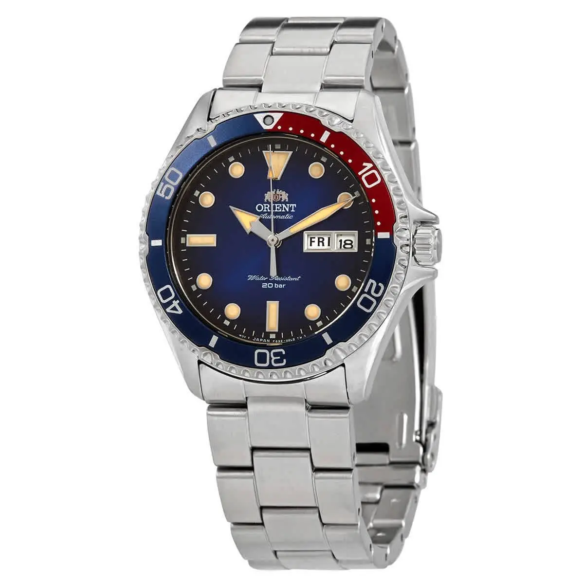 Diver Automatic Blue Dial Men`s Watch RA-AA0812L19B by Orient