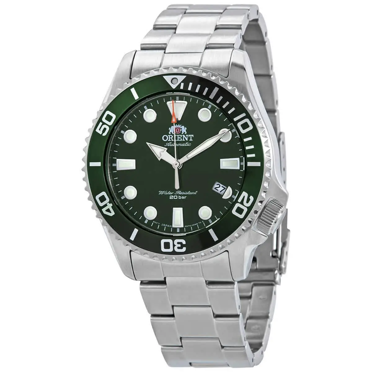 Triton Automatic Green Dial Men`s Watch RA-AC0K02E10B by Orient