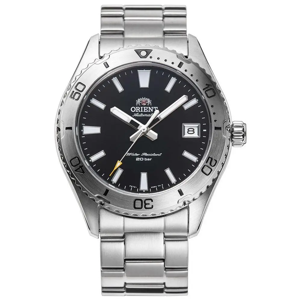 Men`s Mako 40 Diver Design Black Dial Automatic 40mm Watch RA-AC0Q01B by Orient