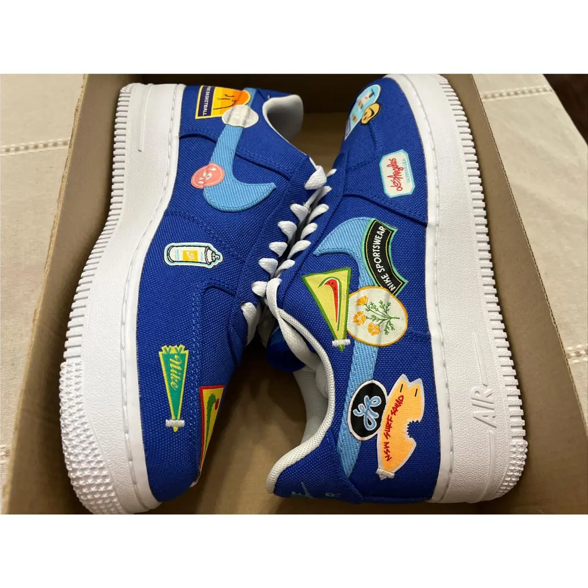 Nike shoes - Air Force 1 - Air Force - DX2306 400 - Racer Blue / University Blue 9