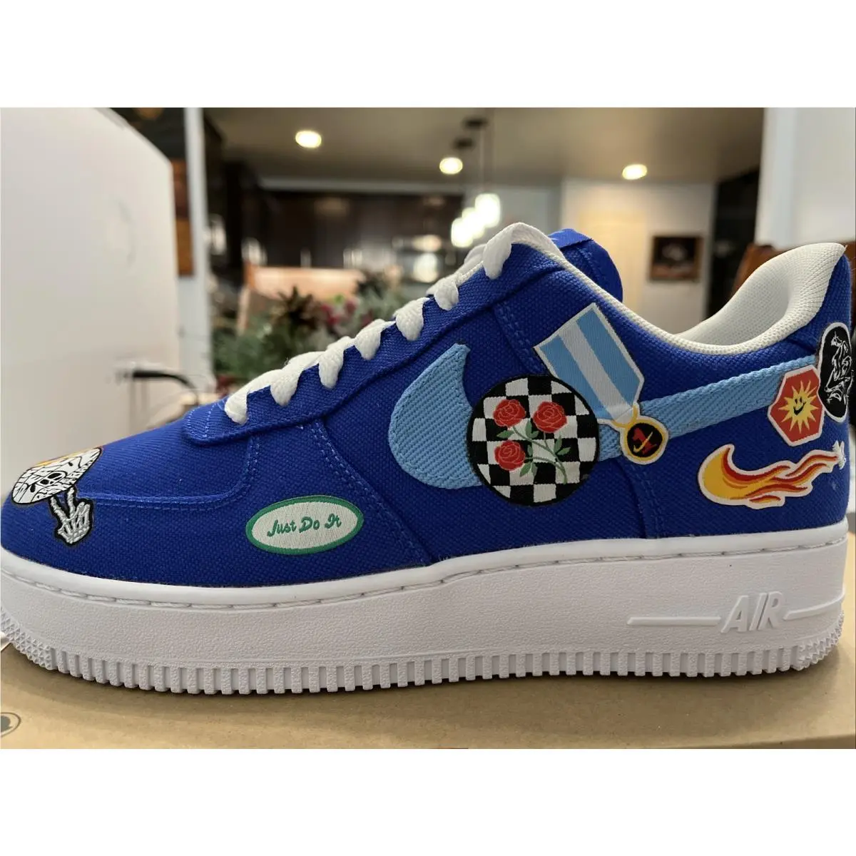 Nike shoes - Air Force 1 - Air Force - DX2306 400 - Racer Blue / University Blue 2