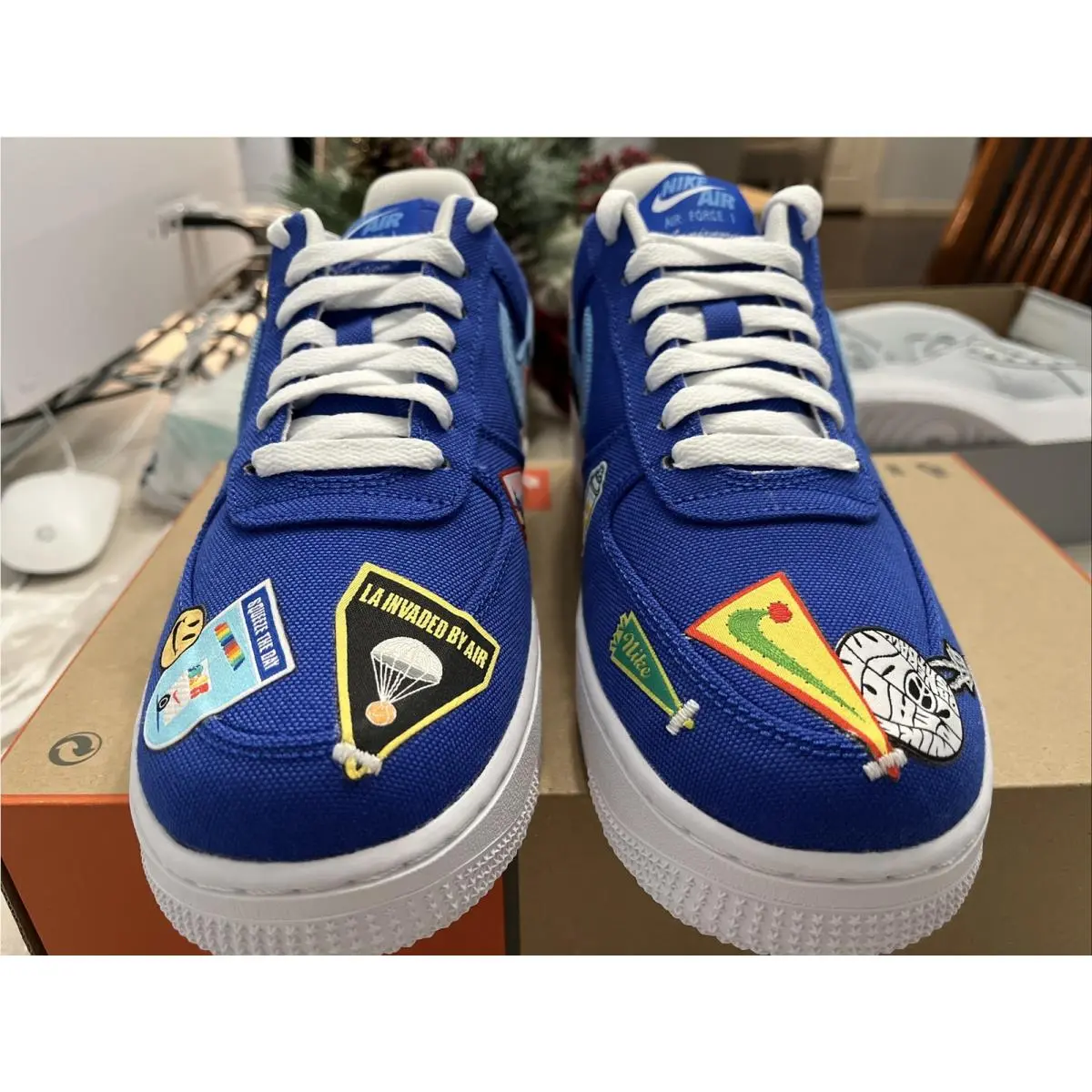 Nike shoes - Air Force 1 - Air Force - DX2306 400 - Racer Blue / University Blue 3