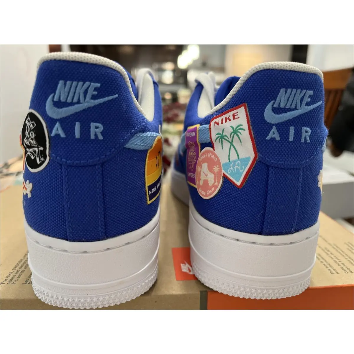 Nike shoes - Air Force 1 - Air Force - DX2306 400 - Racer Blue / University Blue 5