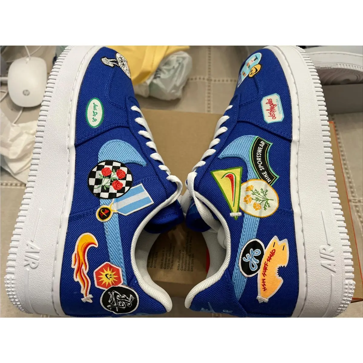 Nike shoes - Air Force 1 - Air Force - DX2306 400 - Racer Blue / University Blue 6