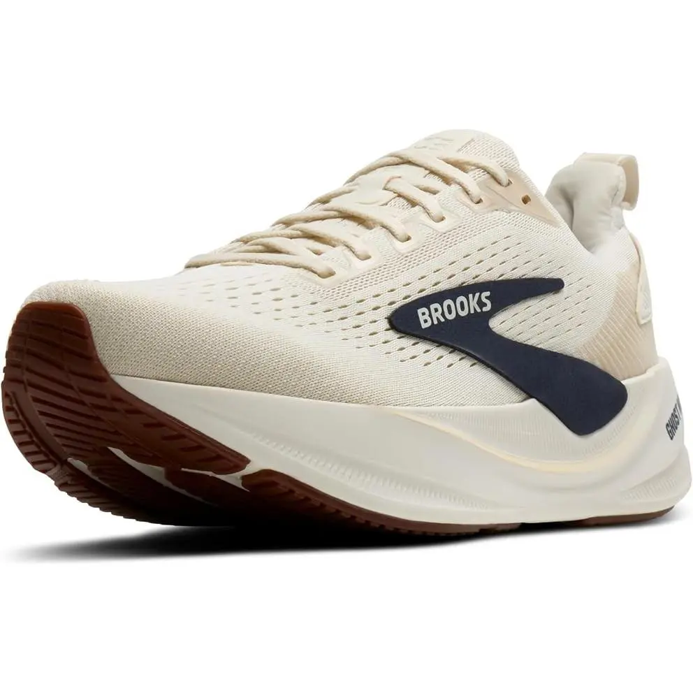 Brooks Men’s Ghost Max 4 Neutral Running Walking Shoe - Arctic Wolf/navy/cocon