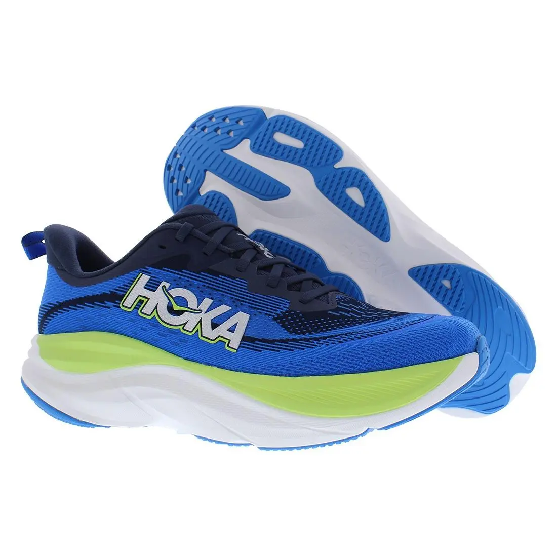 Hoka shoes - Varsity Navy/Electric Cobalt, Main: Blue 3