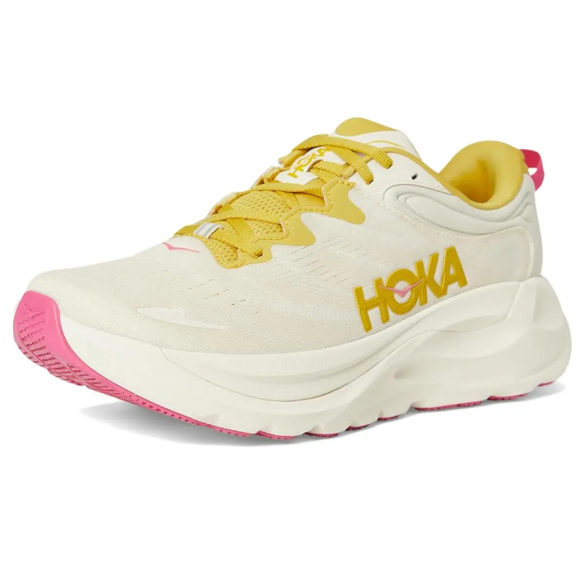 Hoka shoes - Birch/Yellow Gold 5