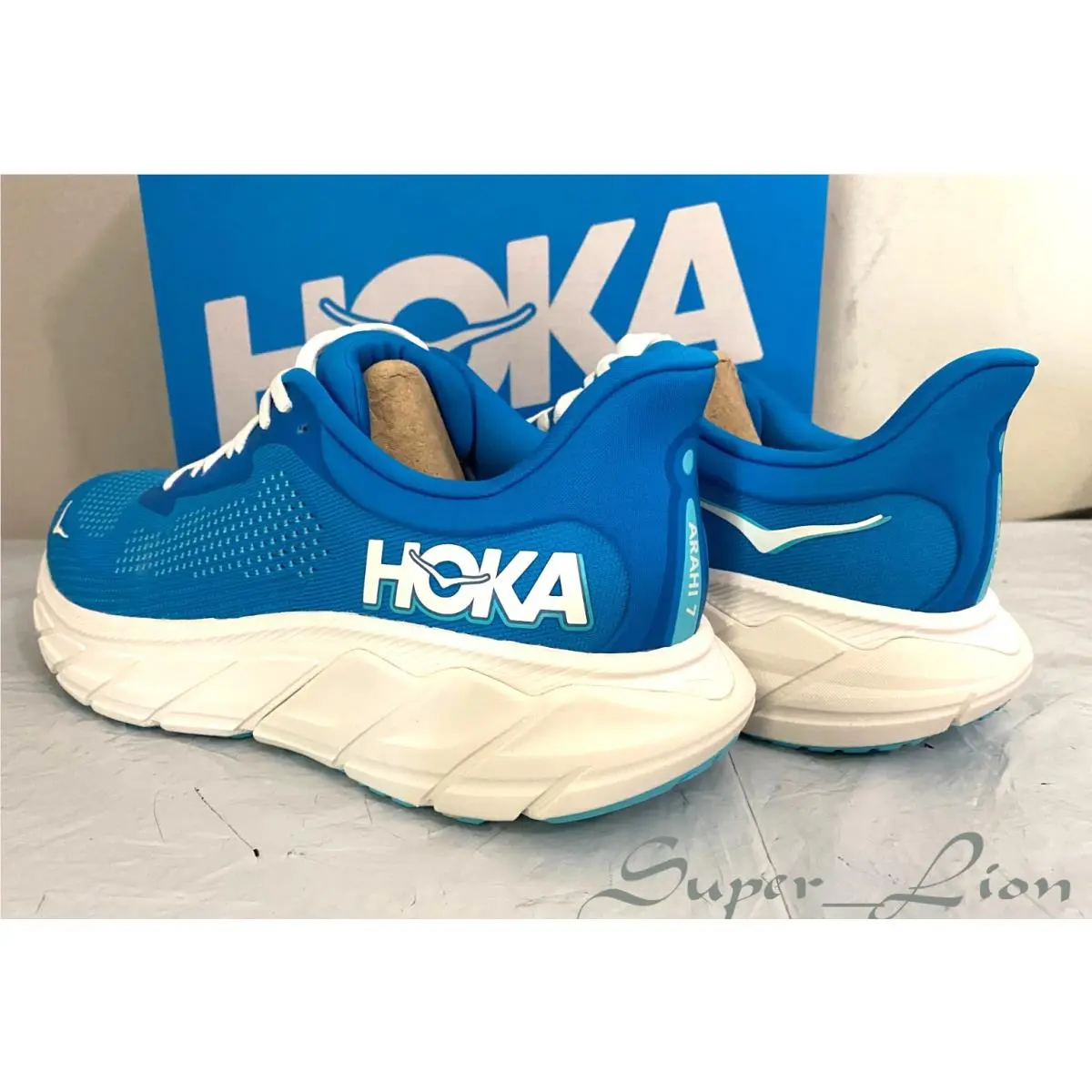 Hoka shoes - Hoka One Onbe Arahi 7 - HokaBlue/Frost 21