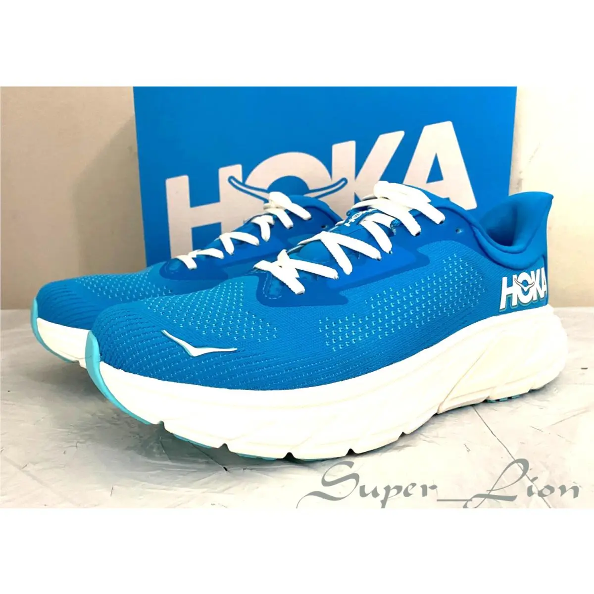 Hoka shoes - Hoka One Onbe Arahi 7 - HokaBlue/Frost 6