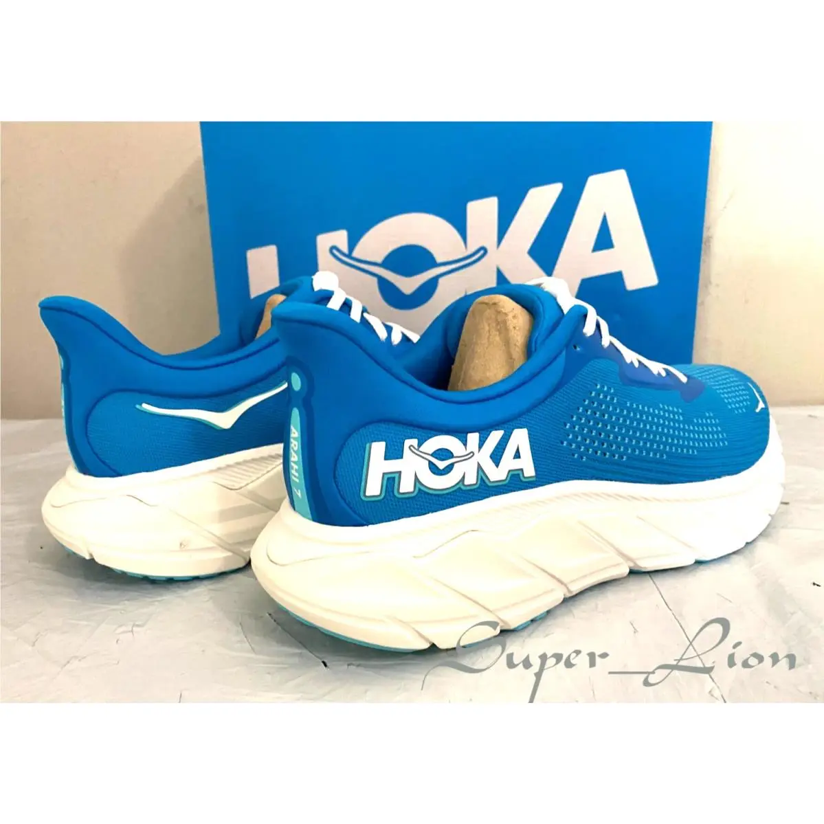 Hoka shoes - Hoka One Onbe Arahi 7 - HokaBlue/Frost 7