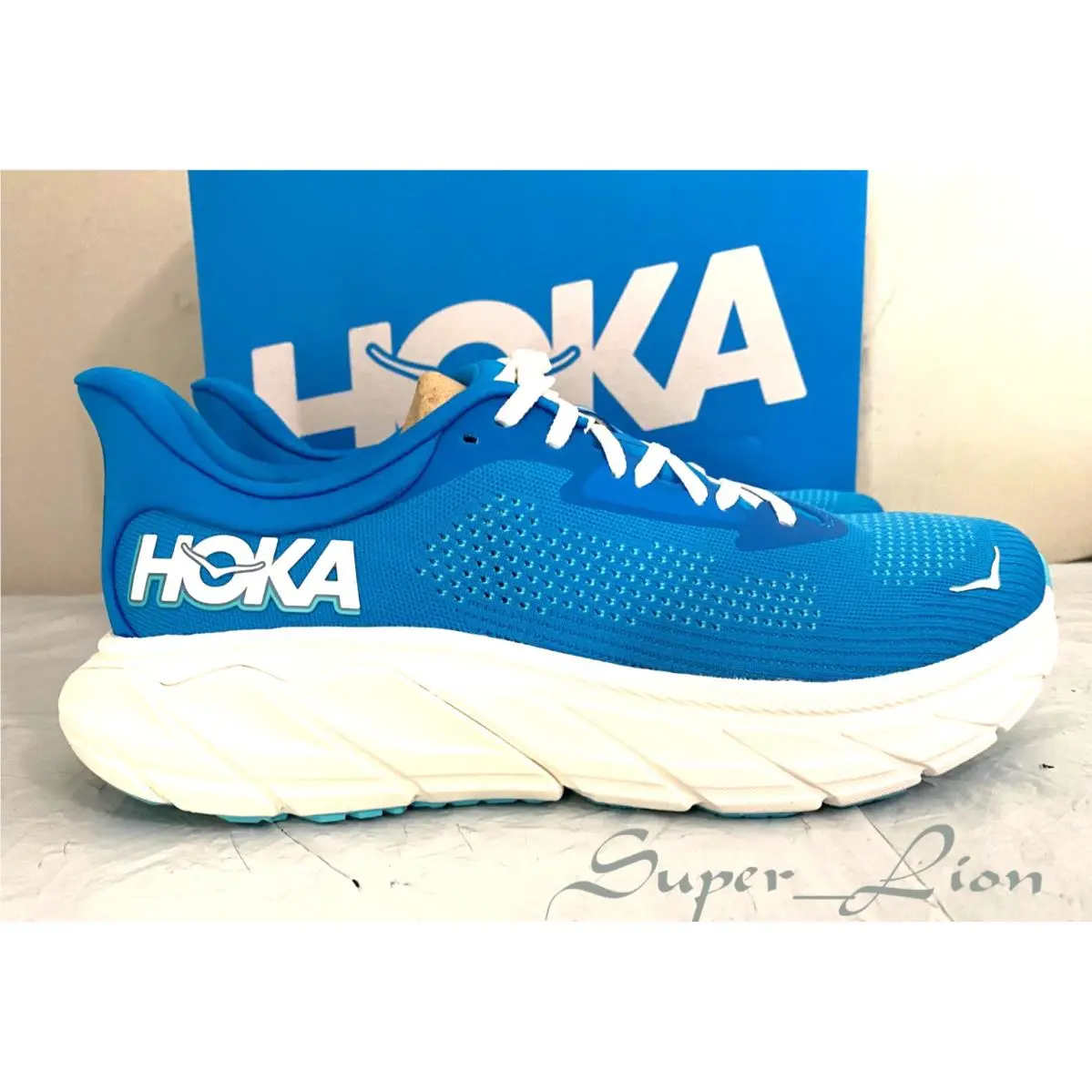 Hoka shoes - Hoka One Onbe Arahi 7 - HokaBlue/Frost 15