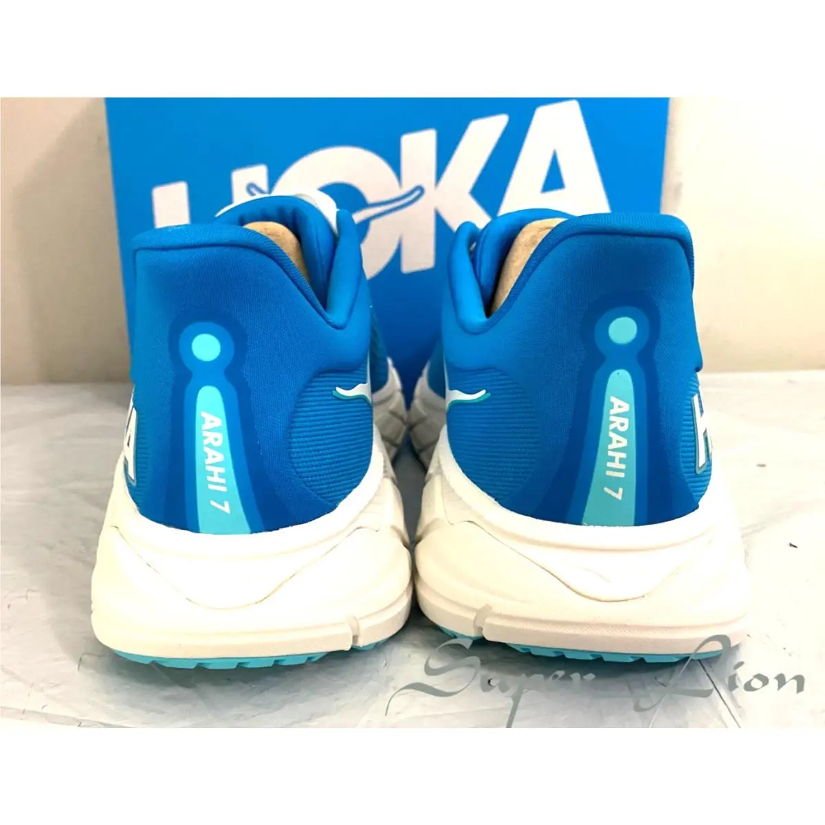 Hoka shoes - Hoka One Onbe Arahi 7 - HokaBlue/Frost 20