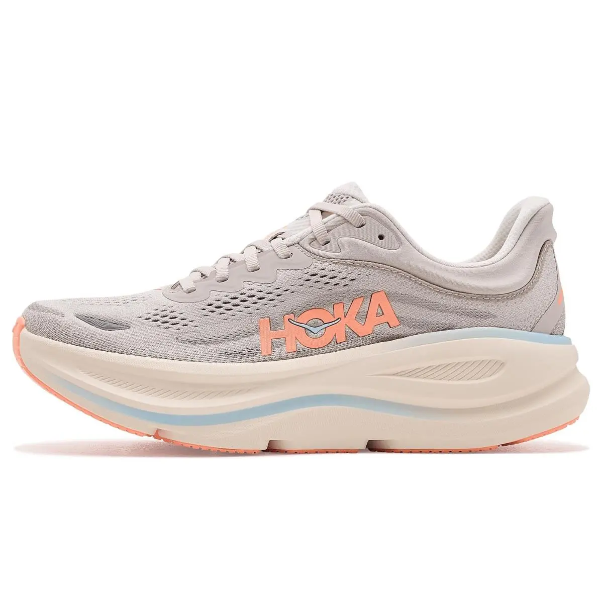 Hoka shoes - Glimmering Blue/Overcast 42